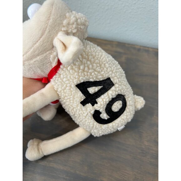 Serta Mattress Counting Sheep Plush Lamb Brent Sherman Nascar #49 With Tags - Picture 6 of 8